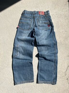 Kids Blue Denim Carpenter Jeans